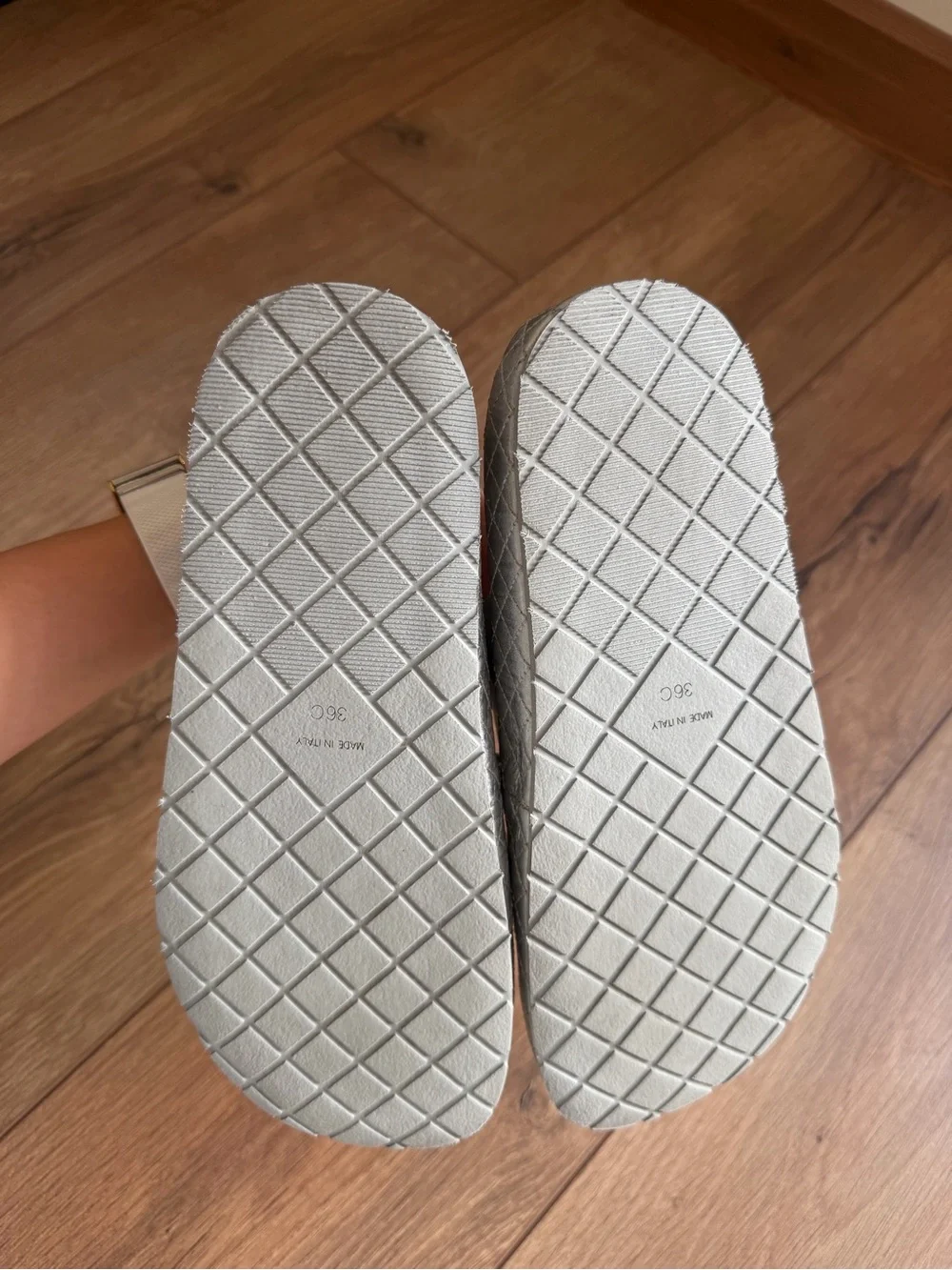 CHANEL laminated lambskin